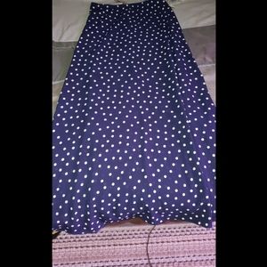 Polka dot waist dress